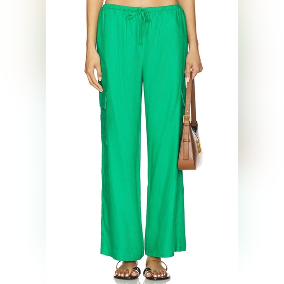 NWT $138 BEACH RIOT Amara Pant in Mediterranean Mint XS - Picture 2 of 5